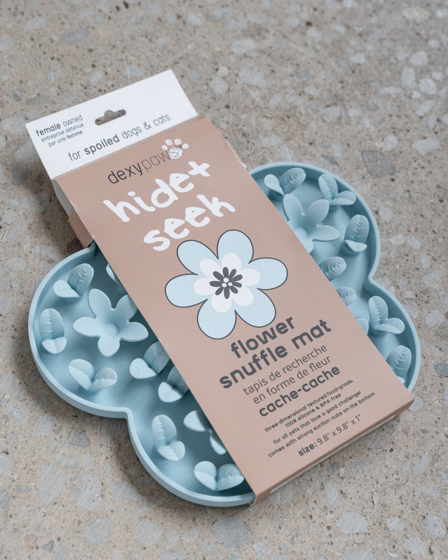 Blue Flower Enrichment Snuffle Mat