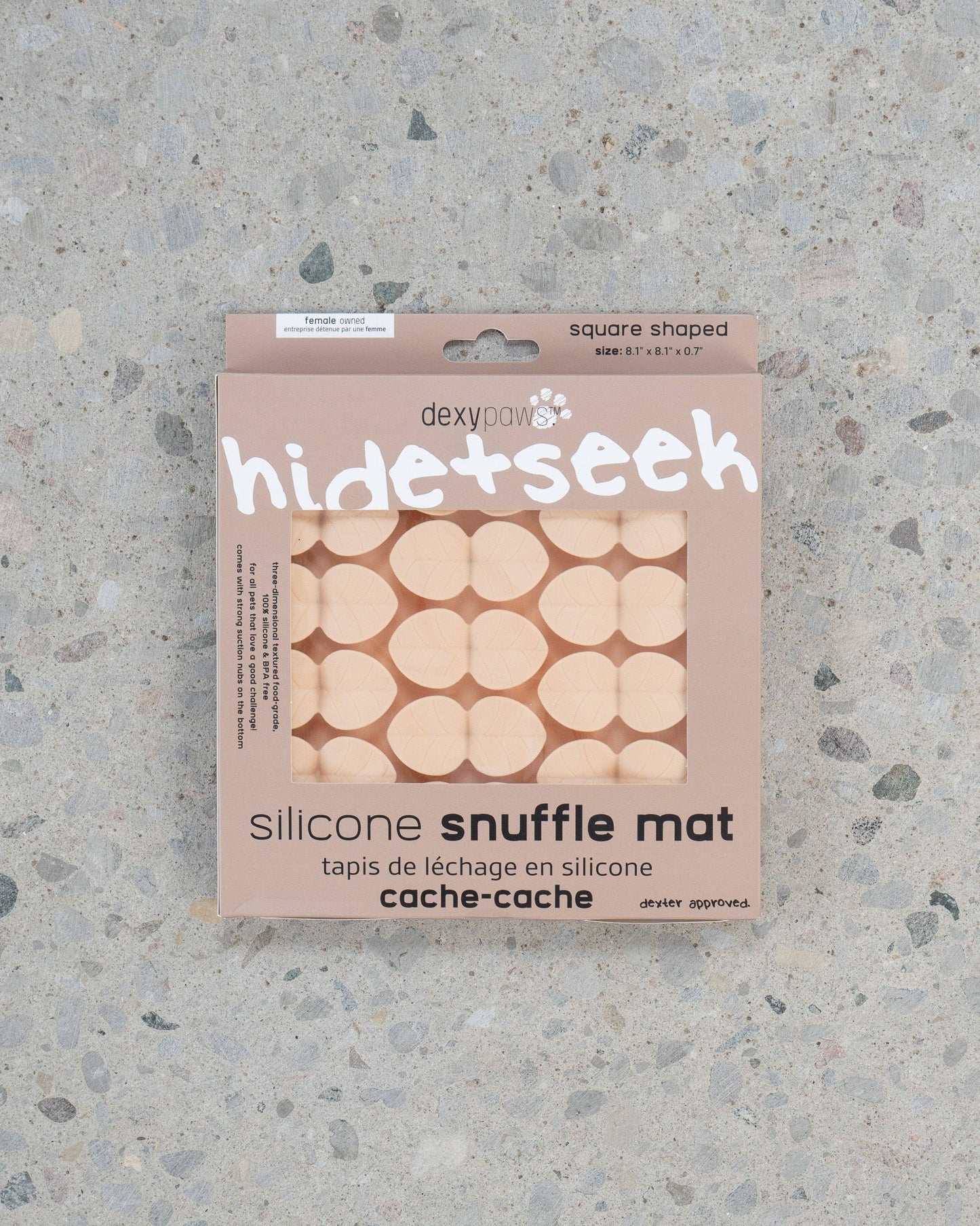 Beige Square Enrichment Snuffle Mat