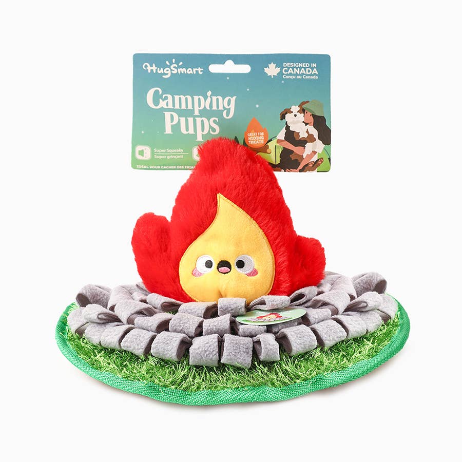 HugSmart Pet - Camping Pups | Snuffle Campsite - Plush Toy