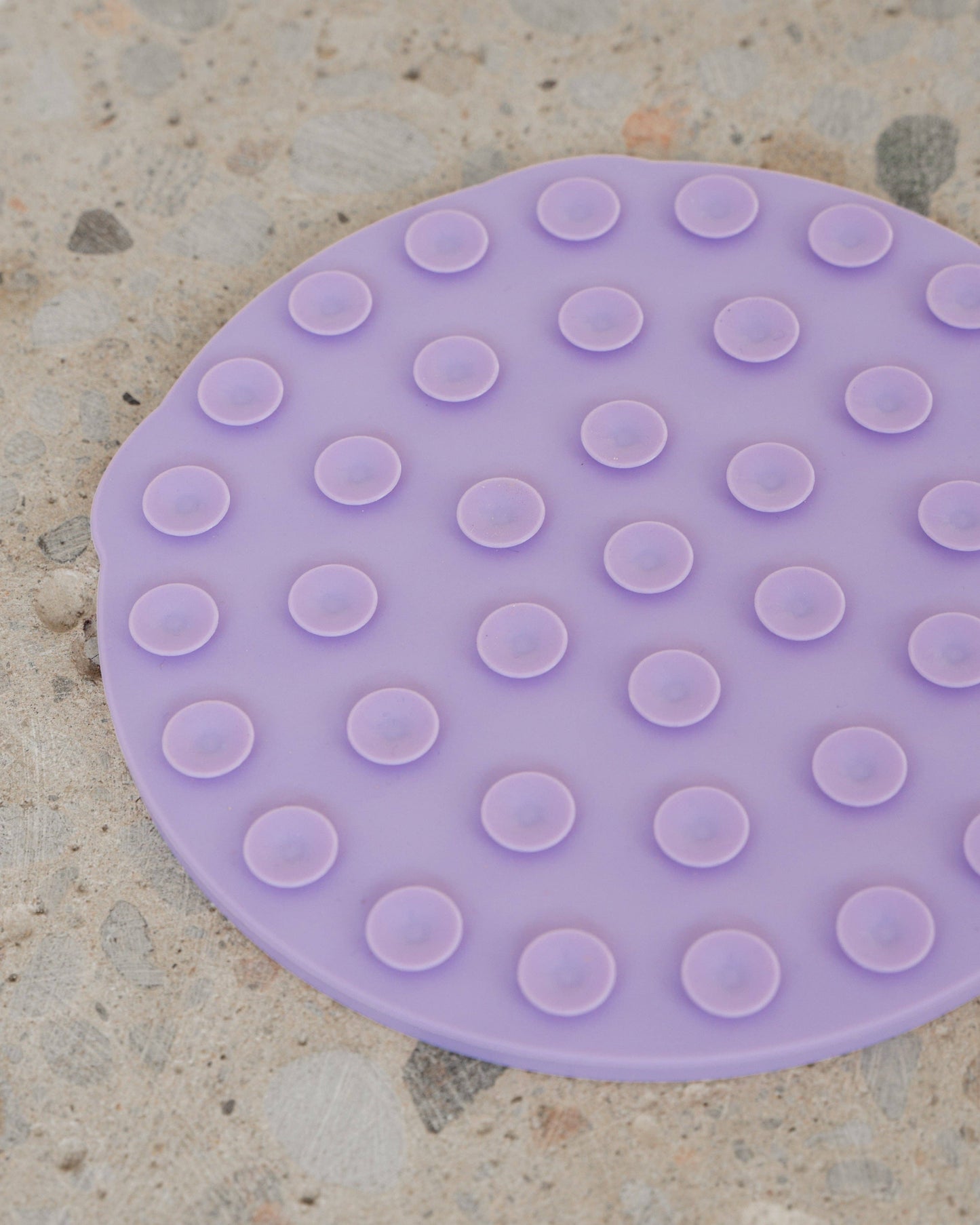 Purple Frosted Donut Lick Mat