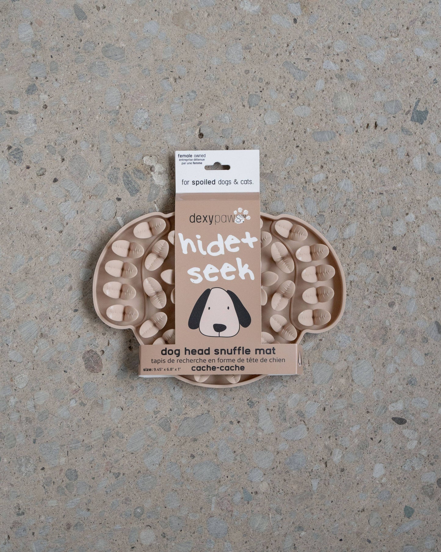 Nude Dog Head Enrichment Snuffle Mat