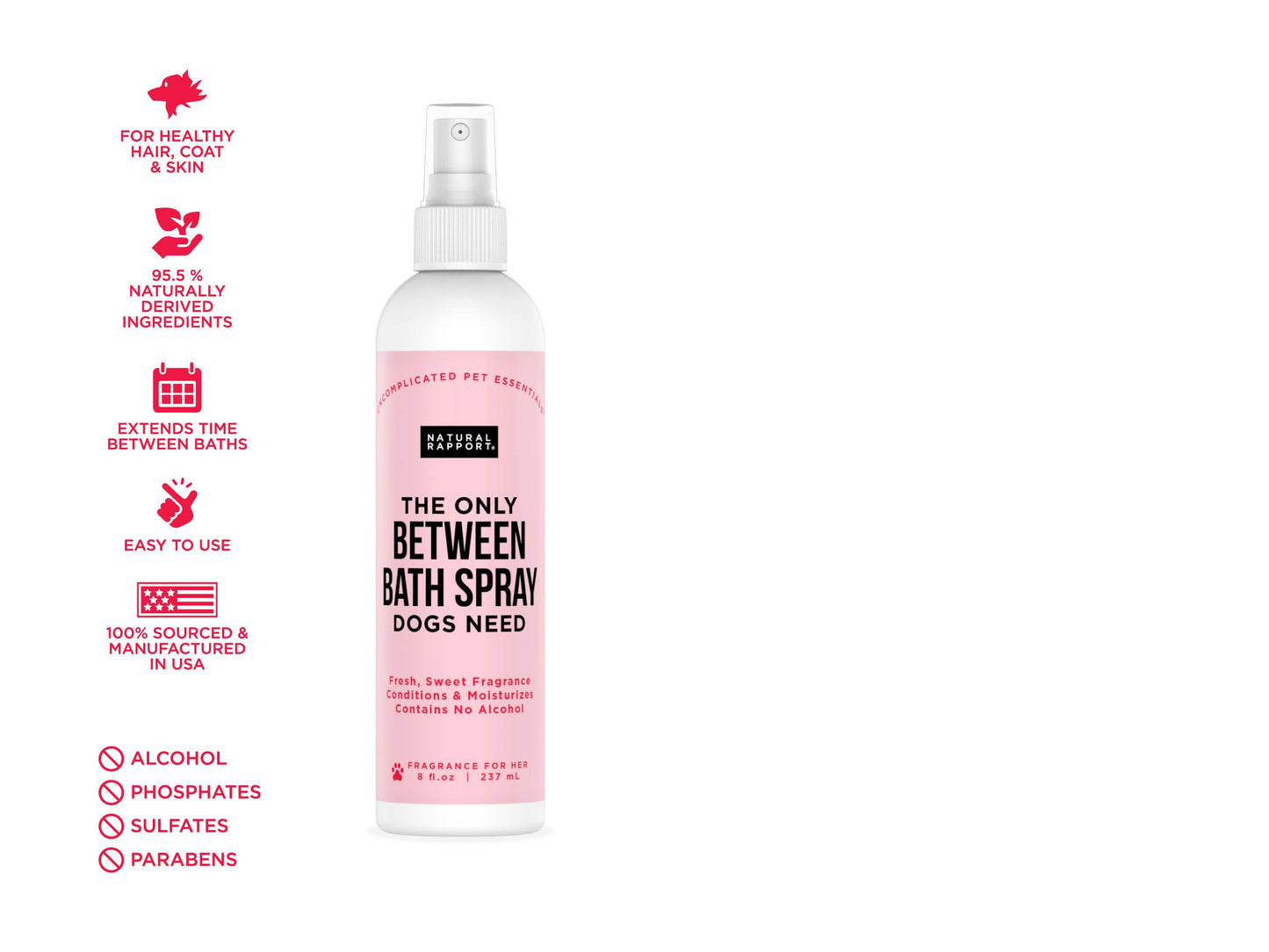 The Only Between Bath Spray Dogs Need - Floral & Coconut