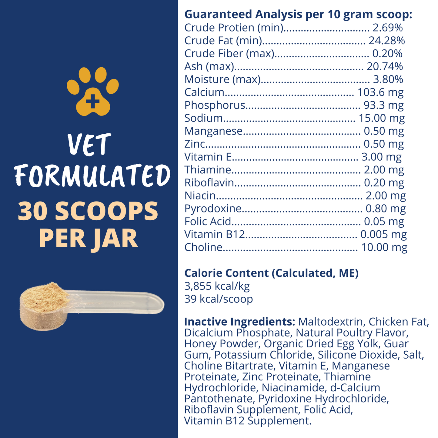 Ready Cal High Calorie Powder for Dogs