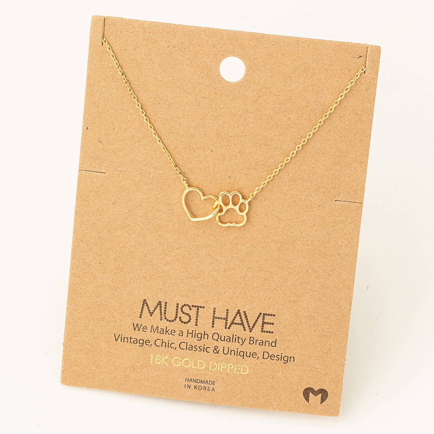 Pawfectly in Love Necklace