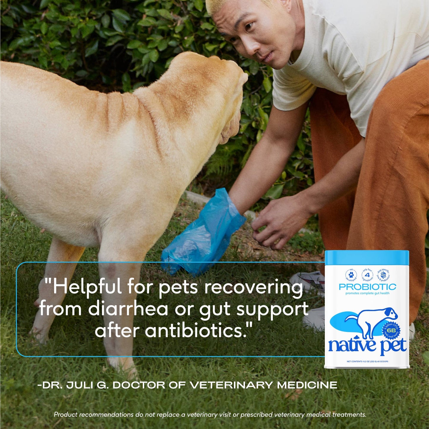 Probiotic & Prebiotic Powder Vet-Formulated Supplement