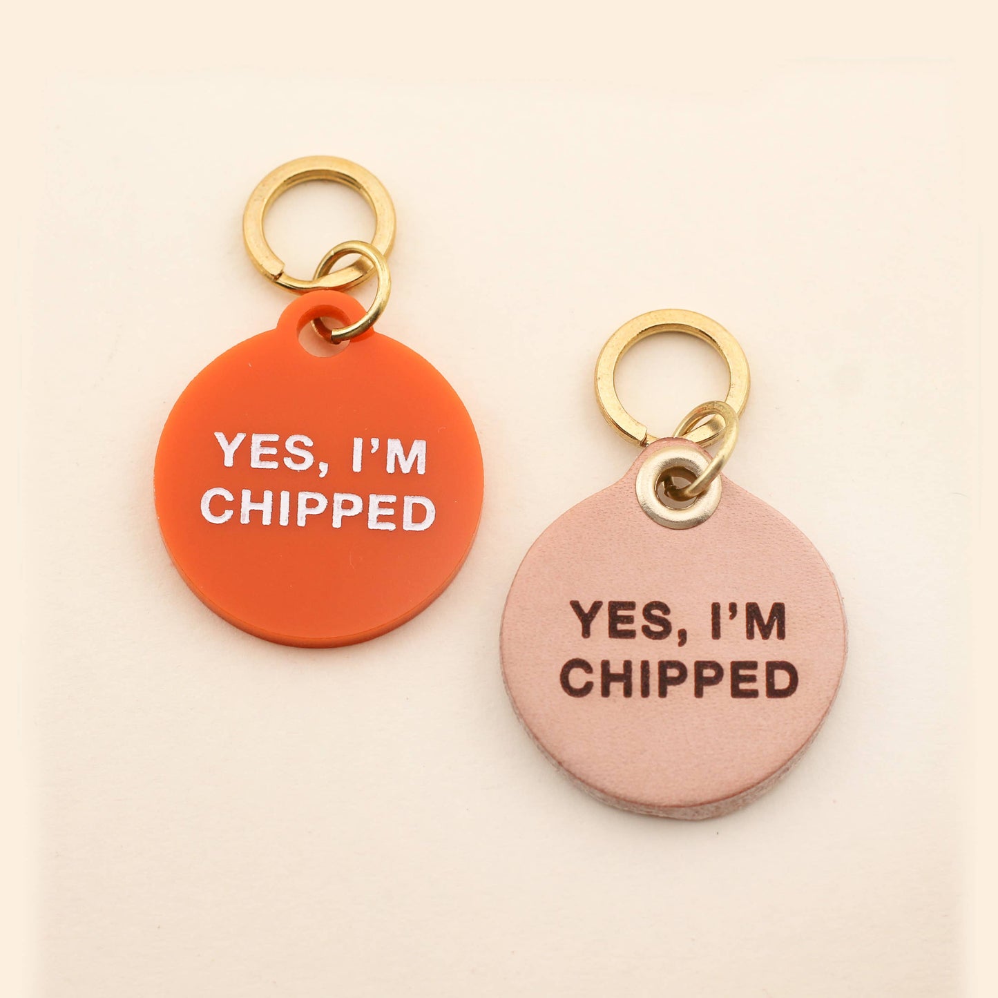 Yes, I'm Chipped Pet Tag