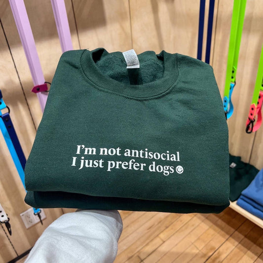 Just Prefer Dogs Crewneck