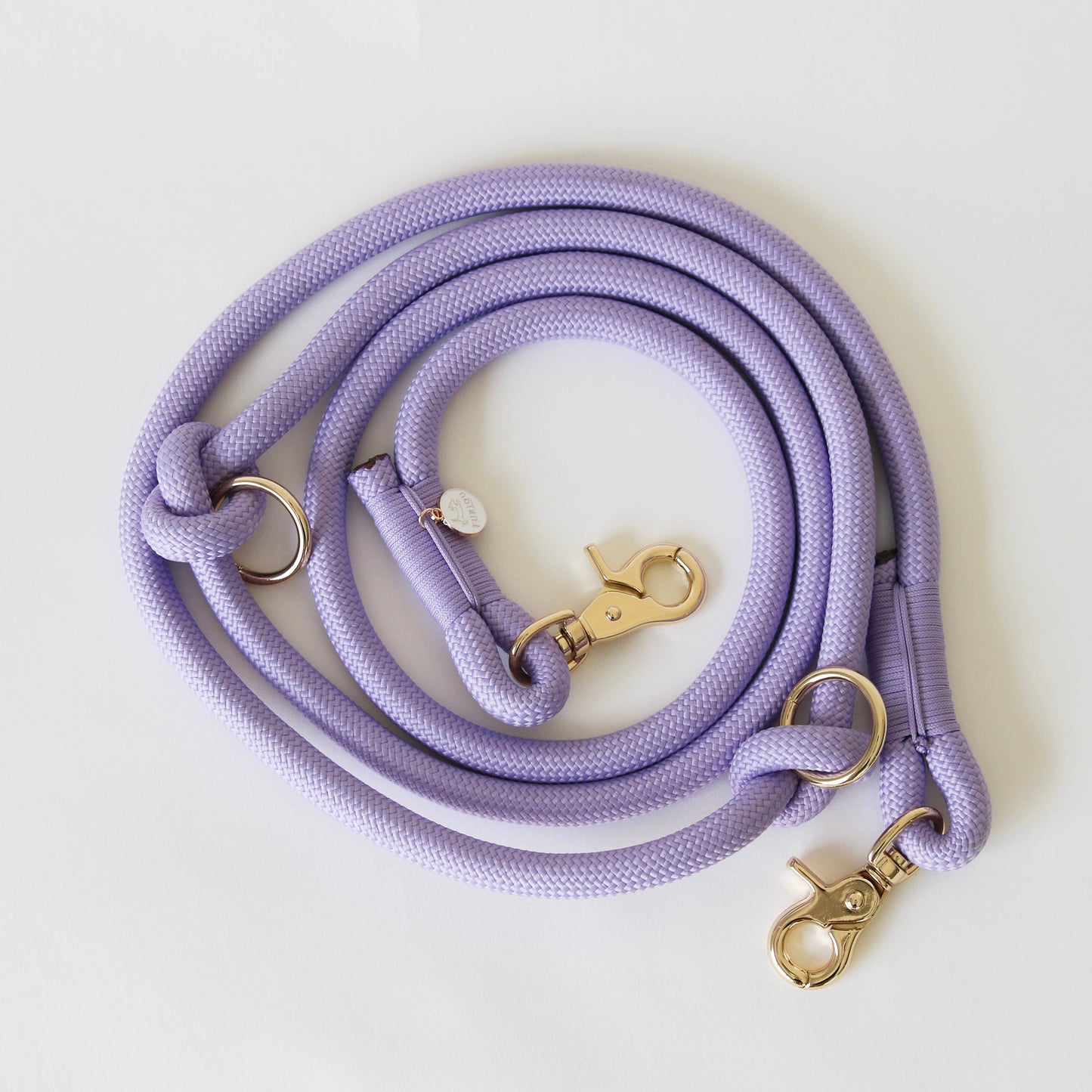 'Lavender' - Hands Free Dog Braided Rope Leash