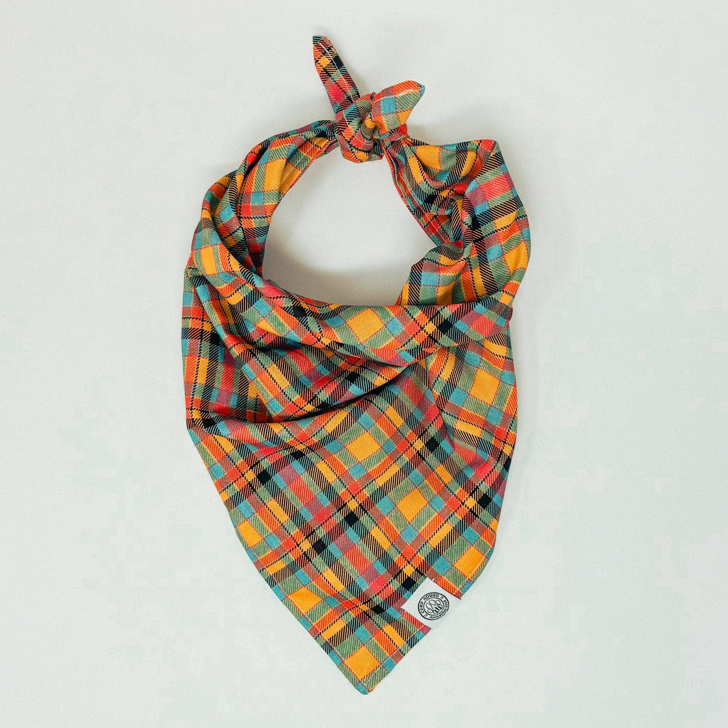 Jack Dog Bandana | Fall Harvest Plaid Pet Scarf