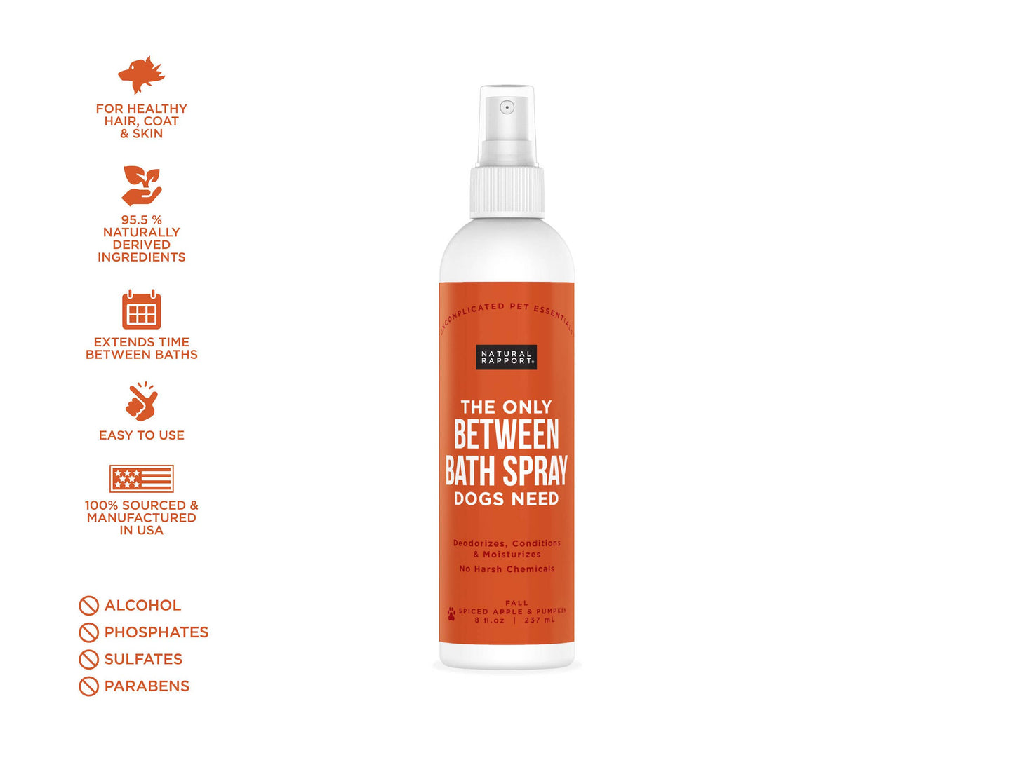 The Only Between Bath Spray Dogs Need - Apple & Pumpkin