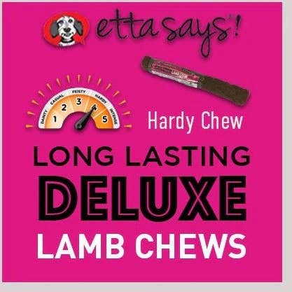 Etta Says! Deluxe Bully Lamb Dog Chews 7in