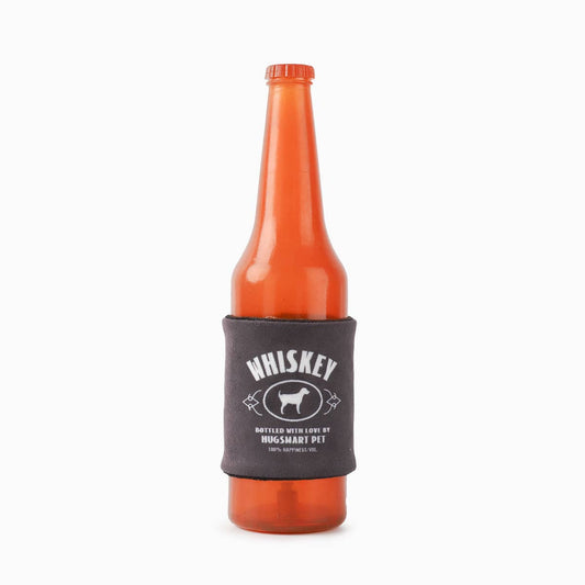 HugSmart Pet - Boozy Tailz | Whiskey - TPR Rubber Dog Toy