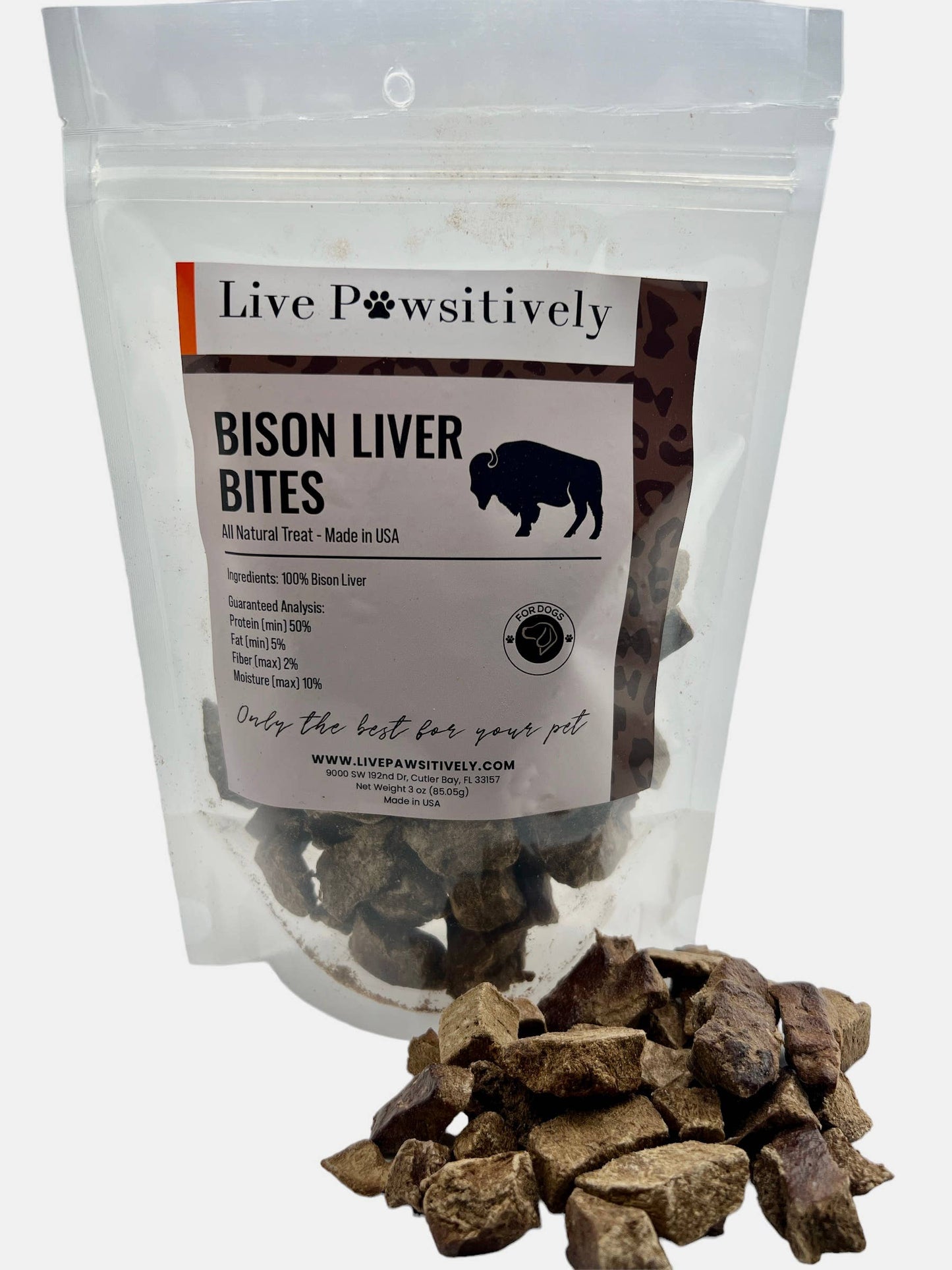 Bison Liver Bites